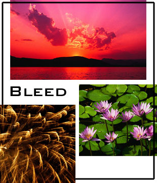 Bleed trims