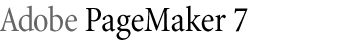 Adobe PageMaker 7